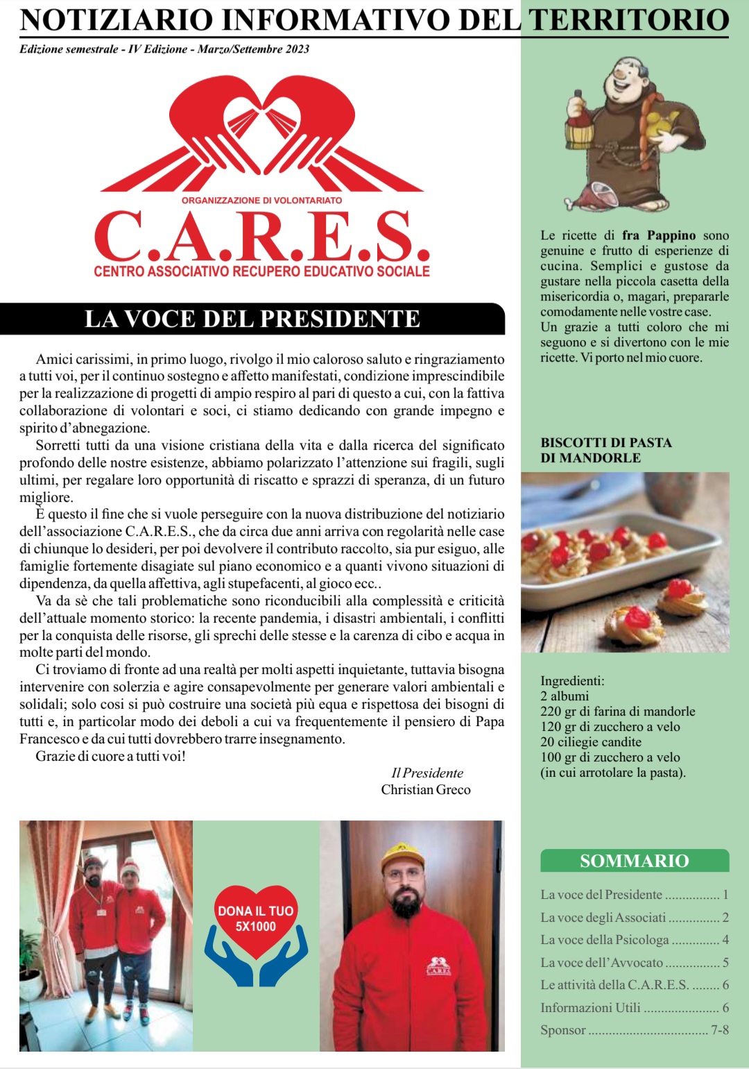 Giornalino Cares Divina Misericordia